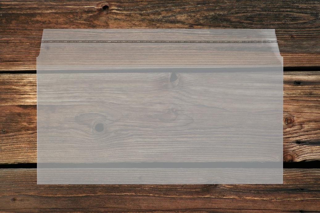 Folienhülen DL 110x220 mm Haftklebend PP-Folie Transparent 100 my